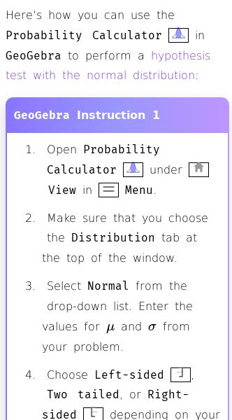 Probability and Combinatorics in GeoGebra .